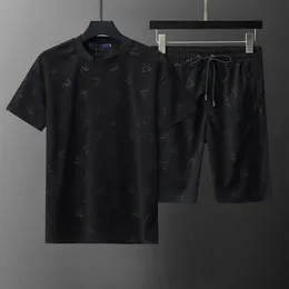 Marca de roupas esportivas masculinas de manga curta roupas esportivas de luxo roupas de corrida camisetas e shorts de manga curta primavera/verão conjunto de verão casual designer de moda