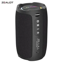 ZEALOT S49 Tragbares Bluetooth-Gerät, 20 W, IPX7, wasserdicht, leistungsstarke Soundbox, Bass-Boost, Dual-Pairing, TF, TWS, USB 240125