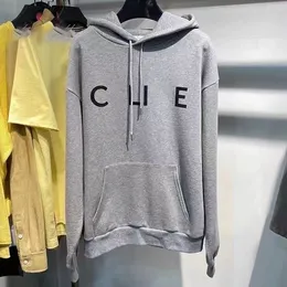 Hoodie Tasarımcı Erkekler Mektubu Baskılı Yuvarlak Boyun Saf Pamuk Gevşek Basit Moda Erkek ve Kadın Çiftler Aynı Hoodie