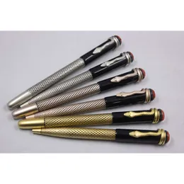 2024 Monte High Quality Heritage Collection Metall-Kugelschreiber mit Inlay-Schlangenclip, Caneta-Tintenroller zum Schreiben