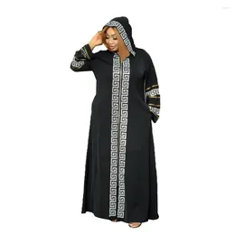 Etniska kläder som säljer kvinnor Africa Party Wear Chiffon Caftan Robe Islamiska aftonklänningar Muslimsk klänning Boubou Kaftan Abaya African