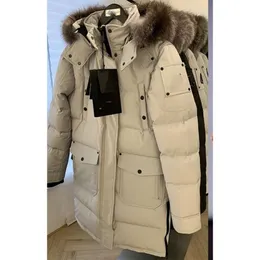 Marchio di design originaleCanada Men's Knuckles Cappotti High Real Womens Canadian Woman 06 Style And Black Fur White Duck Down Jacket giacca nord qualitàLusso