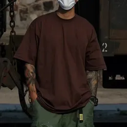 ExtFine 210GSM 100% Cotton T Shirts For Men Oversized Basic T