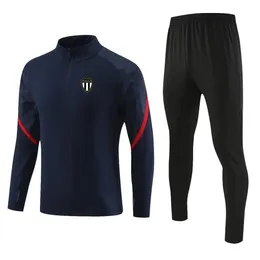 Terengganu FC Masculino casual roupas esportivas crianças moda ao ar livre terno esportivo meio zíper manga comprida respirável jaqueta esportiva casual