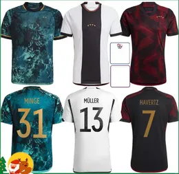 22-24 Heim-Auswärts-Fußballtrikots aus Deutschland HUMMELS KROOS GNABRY WERNER DRAXLER REUS MULLER GOTZE Fußballtrikot Herren-/Damen-/Kinderausrüstung Fans Spielerversion