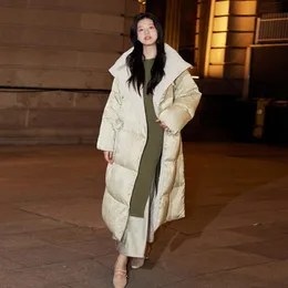 Inverno para baixo estilo longo, colcha grande, quente novo estilo chinês jaqueta, high-end e de alta qualidade feminino a1209