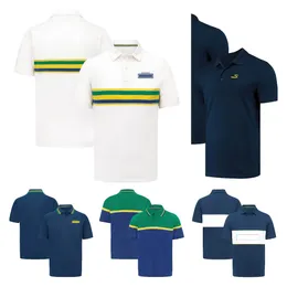 Herenfans POLO-shirt met korte mouwen, casual ademend revers, sneldrogend T-shirt F1-racepak