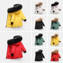 2024 Kids Designer Down Coat Winter Jacket Boy Girl Baby Outerwear Jackets with Badge Thick Warm Outwear Coats Children Parkas Fashion Classic Parkas 110-170