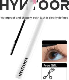 With eyelash curler HYNTOOR Styling Base Cream Mascara Primer Lengthen Thick Curl Waterproof Makeup Eye Makeup Women Beauty 240124