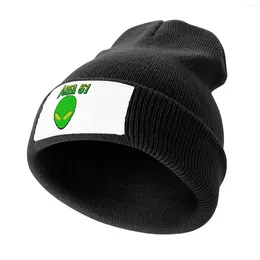 Berets Alien In Area 51 Knitted Cap Bobble Hat Big Size Brand Man For The Sun Women's Beach Outlet 2024 Men's