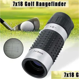 Golf-Trainingshilfen, optisches Teleskop, Entfernungsmesser, Zielfernrohr, Yards, Messen, Roette-Meter, Entfernungsmesser, Entfernung, Outdoor, Monocar, E8B9, Drop Deliv Dh3Ge