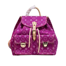 24SS Fuchsia damski plecak dżinsowy powinien worki przekątne torby crossbody luksusowe designerskie torebki dla kobiet uchwyt karty 30 cm