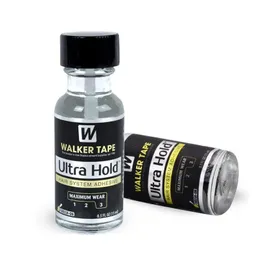 Klebstoffe 15 ml Tra Hold Liquid Bond Haarsystem-Klebstoff zum Aufbürsten, professioneller Spitze-Perücke-Sile-Kleber für Perücke/Toupet/Verschluss-Tropfen-Delive DH62Y