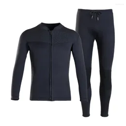 Women's Swimwear 3MM Neoprene Diving Suit Men's And Split Swimming Long Sleeve Thick Warm Jacket Surf Pants Water Sports