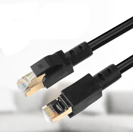 CAT 7 Ethernet kabel Cat7 Cat7e 10 Gbps Cable prędkości Sieć internetowa Sieć internetowa RJ45 Złote złącza Lan Patch Cords na PC ROUTER LAMTOP 1M 1,5M 2M 3M NOWOŚĆ
