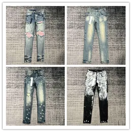 2024 Jeans Viola Designer Jeans Uomo Designer Jeans per uomo Donna Pantaloni Viola Jeans di marca Foro estivo Nuovo stile Ricamo Auto-coltivazione e piedi piccoli