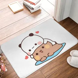 Bath Mats Bubu Dudu Mat Funny Panda Protective Toilet Kitchen Shower Door Non-slip Foot Pattern Bathroom Accessories