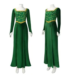 Monster Shrek Cosplay Fiona Princess Green Skirt Cost Costume