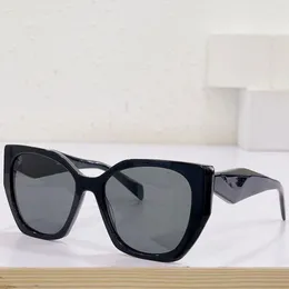 숙녀 흑백 PR 19ZS 선글라스 디자이너 파티 안경 여성 무대 스타일 최고 품질의 패션 고양이 아이 프레임 크기 52-18-12622
