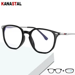 Anti Blau Licht Blockieren Glasse TR90 Brillen Rahmen Männer Rezept Lesebrille CR39 Objektiv Hyperopie Myopie Brillen 240118
