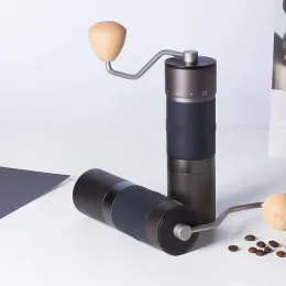 Mills Portable Kingrinder Coffee Grinder K6/K4/K3 // K2/K1/K0 MILL 420 Rostfritt stål Titanplätering Burr Manual Coffee Bean Hine Hine