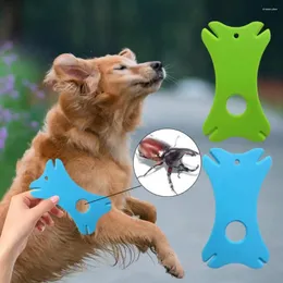 Dog Apparel 1 Set Tick Card With Magnifying Glass Easy To Use Catcher Durable Reusable Removal Tool Pet Supply