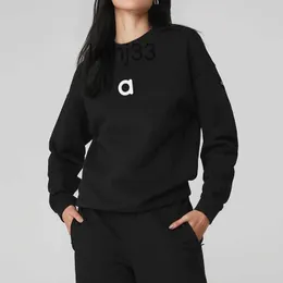 Męskie bluzy bluzy stroje alyoga jesienne załoga szyja pullover ciepły sweter zagęszczony ograniczony luźne jezggerowe odzież unisex swobodny top fas