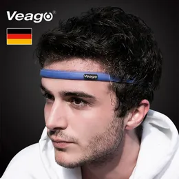 VEAGO Schweißband Sport Schweiß Stirnband Laufen Radfahren Basketball Yoga Haarband elastisches Kopfband Sport Sicherheit Silikon 240124