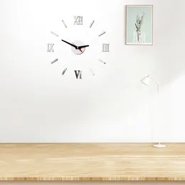 Relógios de parede Relógio digital moderno inglês decorar sala de aula decorativa escritório sem moldura