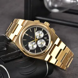 Modemärke armbandsur Tissoity Men's Lady Watches Quality Quartz Movement Watch Luxury Wrist-Watch Steel Strap Classics 1853 PRX Designer Watches Armband