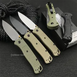 BM 535 Bugout / BM 9070 Claymore Automatische map Tactisch Grijs gecoat Drop Point Blade Outdoor Pocket Jacht Survival Gear EDC 533 3300 9400