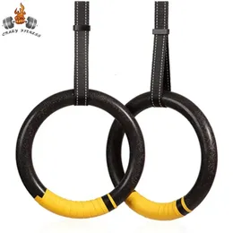 1Pair Gymnastiska ringar 1000 kg kapacitet med 2 m justerbara spännband Dra upp träning Nonsslip för hemmet 240127