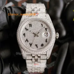 Diamond Watches 40MM Automatic Mechanical Mens Watch for Men Wristwatch Stainless Steel Designer Custom Skeleton Sier Moissanite Diamonds Watchs