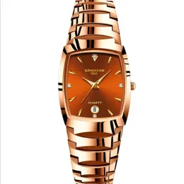 Cały luksusowe miłośnicy pary kwarcowe inteligentne diamentowe zegarki Diamond 40 mm damska 25 mm damska zegarek Watch Tungsten Stael Kalendarz WRI270T