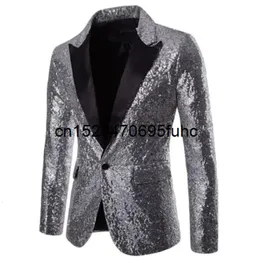 Men paljetter blazer design plus storlek 2xl svart sammet guld sequined kostym jacka dj klubb scen party bröllopskläder 240126