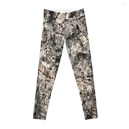 Active Pants Jackson Pollock Cathedral (1947) Leggings Sport Fitness's Gym Clothes Womens