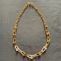 Брендовые ювелирные изделия из стерлингового серебра 925 пробы для женщин, длинный шейный платок с замком, подвеска в стиле Steam Punk, золотое ожерелье с бриллиантами на удачу 240123