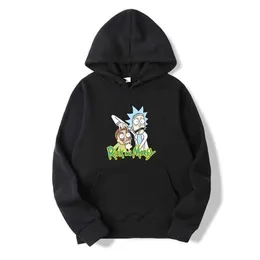 Rick and Morty's Long Sleeved Autumn Winter Hoodie for Men Women Is Popular in the Street