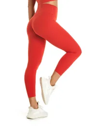 Lu lu lemen ritim 28 inç klasik ön dikiş yok kadınlar spor tozlukları tereyağı yumuşak yoga pantolon fitness antrenman koşu için legging