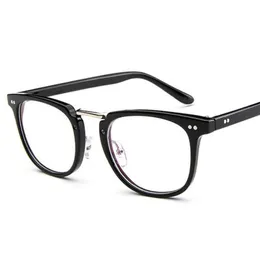 Модные квадратные очки в оправе для мужчин 2022, высококачественные очки по рецепту с оптическими заклепками, оправа для очков в стиле ретро, женские очки для очков2561