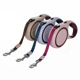 Guinzaglio retrattile per cani 5M Guinzaglio in nylon durevole per cani Gatti Estensione automatica Camminata Corsa Guinzagli per animali Corda Prodotti per animali domestici 240124