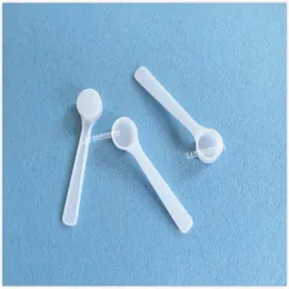 0 5g gram 1ML Plastic Scoop PP Spoon Measuring Tool for Liquid medical milk powder - 200pcs lot OP1002205u