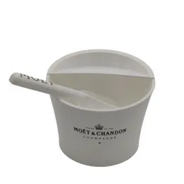 Flute da champagne Bicchiere da vino in plastica Scoop Tazza da cocktail Armadietto bianco Secchielli e pinze per ghiaccio in acrilico2353