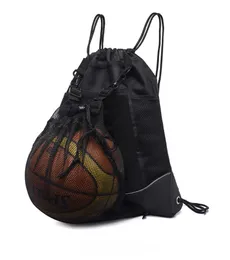 Zaino da basket con coulisse portatile Borsa a rete Calcio Calcio Pallavolo Borse portaoggetti Sport all'aria aperta Palestra da viaggio Yoga 240124