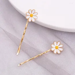 Accessori per capelli 1pc forcina margherita coreana ragazze dolci clip al mare testa posteriore clip di fiori decorazioni copricapo di moda copricapo