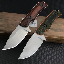 BM 15017 Coltello a lama fissa Hidden Canyon Hunter S30V Lama G10 / Manico in legno Coltelli da sopravvivenza per campeggio da caccia all'aperto BM 15017-1 535 9400 3300