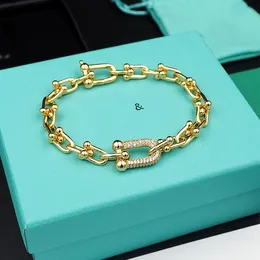 Pulseira de designer marca de pulseira de pulseira de pulseira designer para mulheres letra de diamante design de alta qualidade jóias caixa de presente 3 colo