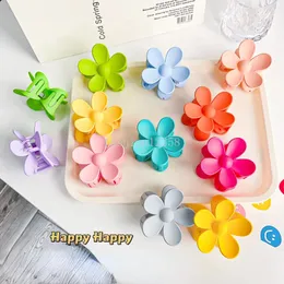 7.5 centimetri Corea a Forma di Fiore Artiglio Dei Capelli Pinze Donne Dolci Ragazze Solido Granchio Artigli Dei Capelli Coda di Cavallo Tornante Barrette Copricapi Accessori