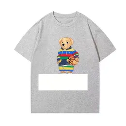 T-shirt maschili di Ralphe Laurenxe Little Bear Tshirts Designer Ralp Laurens Fashion Thirts Ralphe Laurn Woman Polos Womens Rl Shirt Shirt Ralp Laurens 332