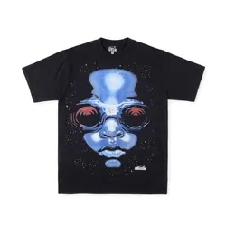 T-shirt Hellstar 2024 Projektantka T-shirt męskiej i damskiej mody Hip Hop Hop Hellstar Future Man Umyj stare koszulki z krótkim rękawem dla mężczyzn i kobiet